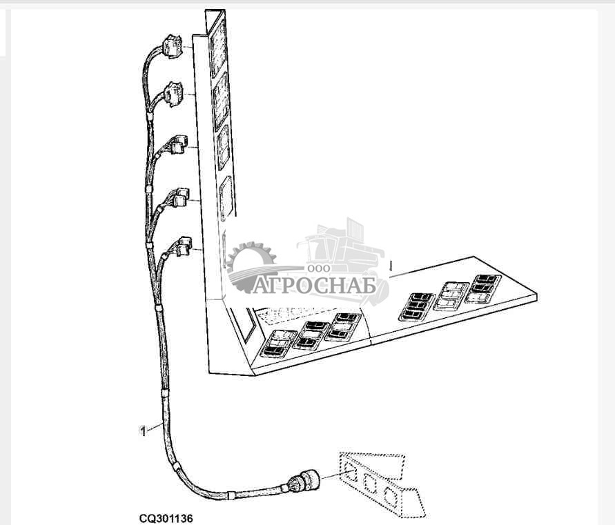 Жгут проводов кабины 